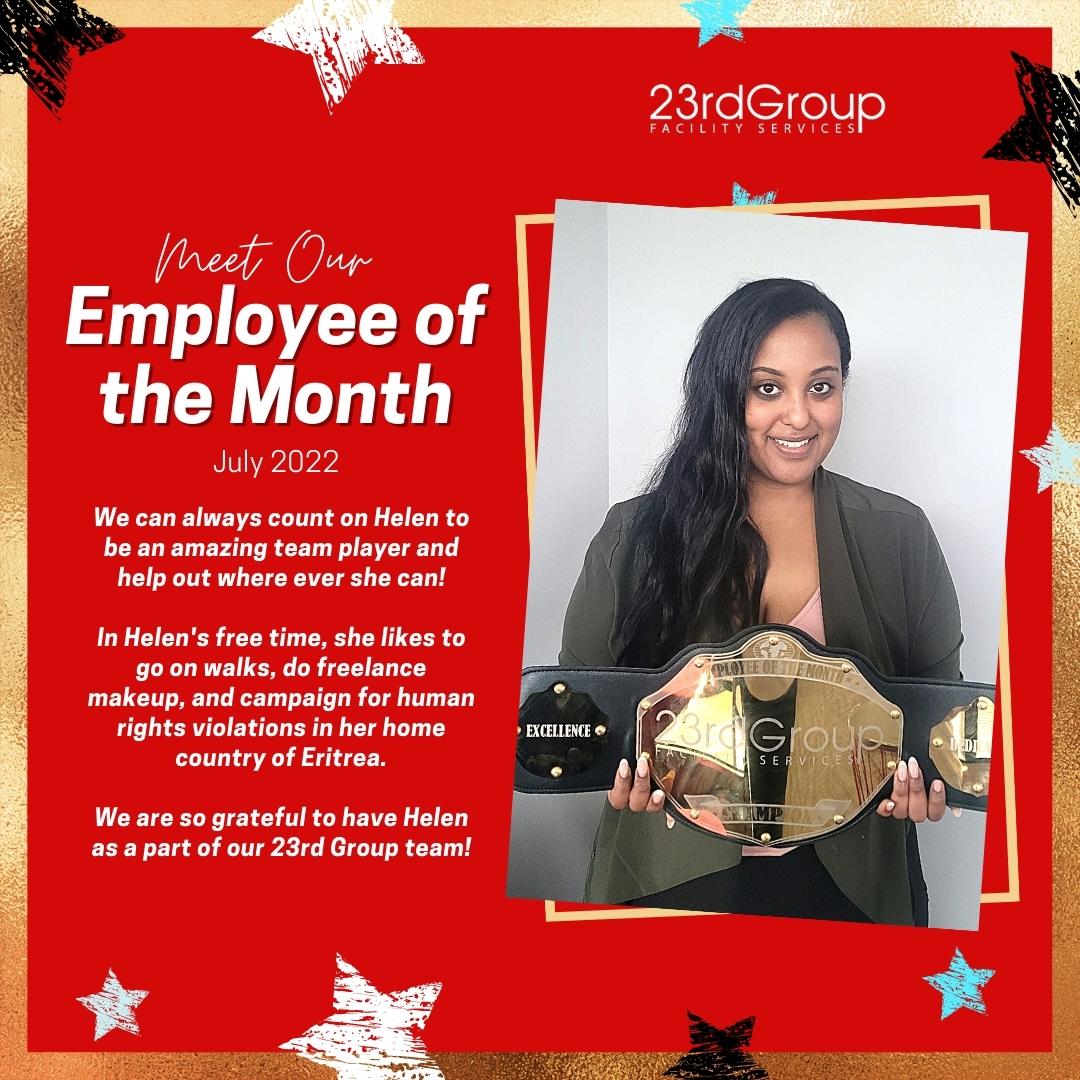 23rd Group’s July 2022 Employee of the Month